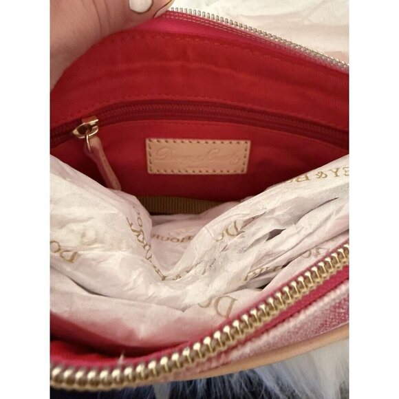 Dooney & Bourke Quad Check Ginger Small Crossbody Pink - Picture 8 of 8
